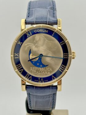 CORUM Lunar Pegasus Blue & Gold