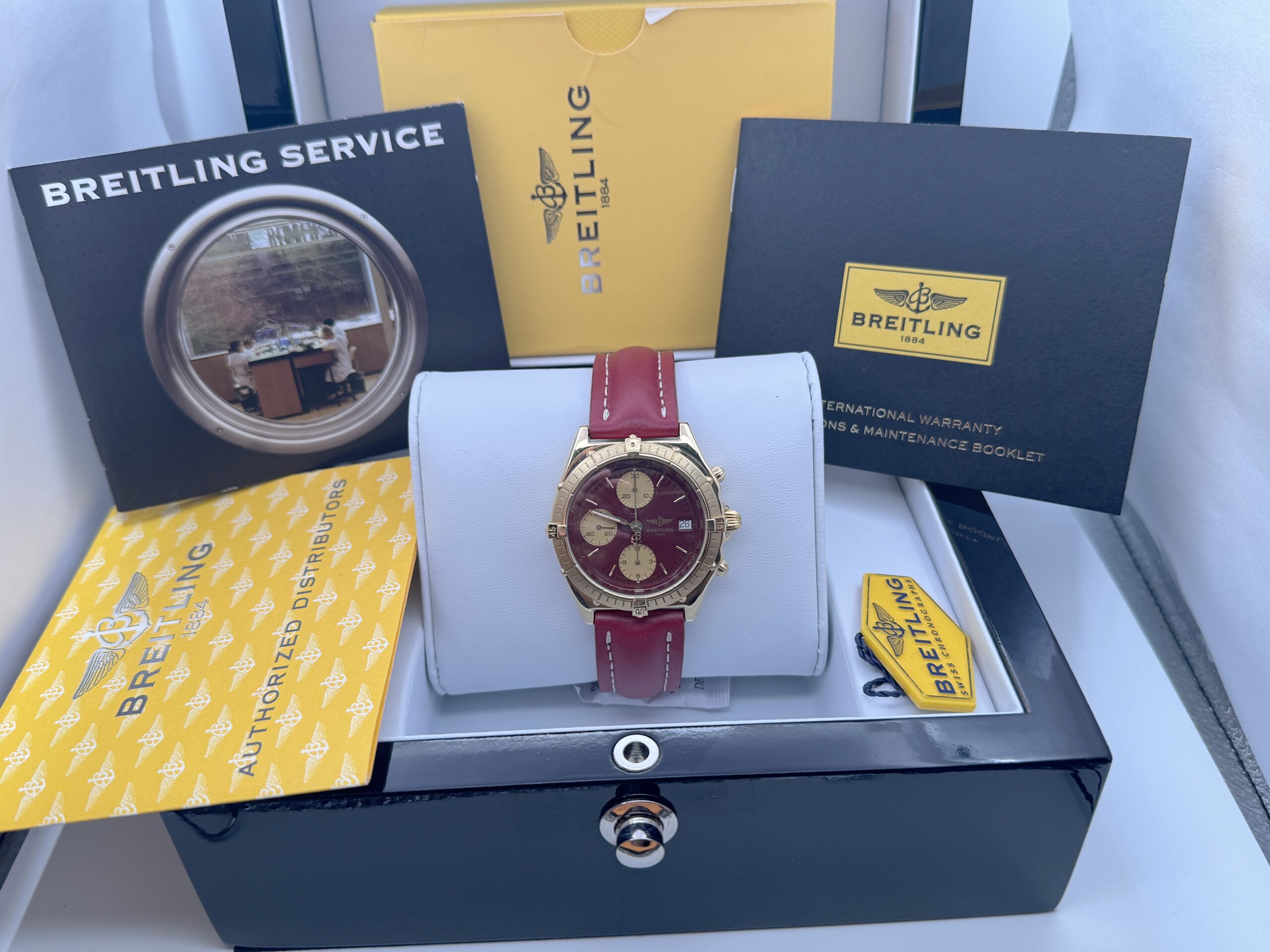 BREITLING chronomat burgundy - immagine 6