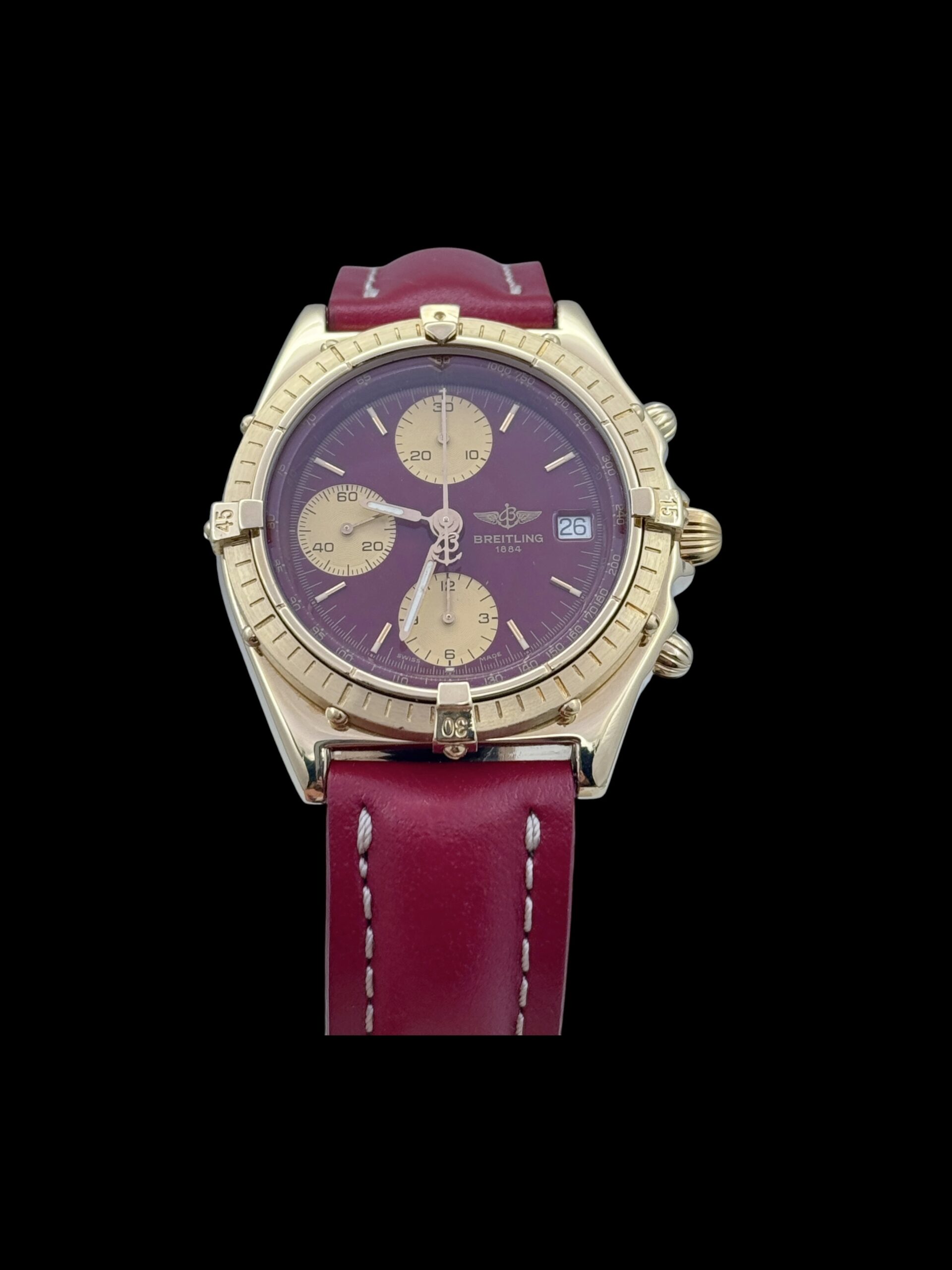 BREITLING chronomat burgundy - immagine 7
