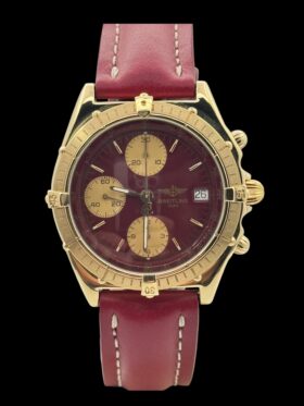BREITLING chronomat burgundy