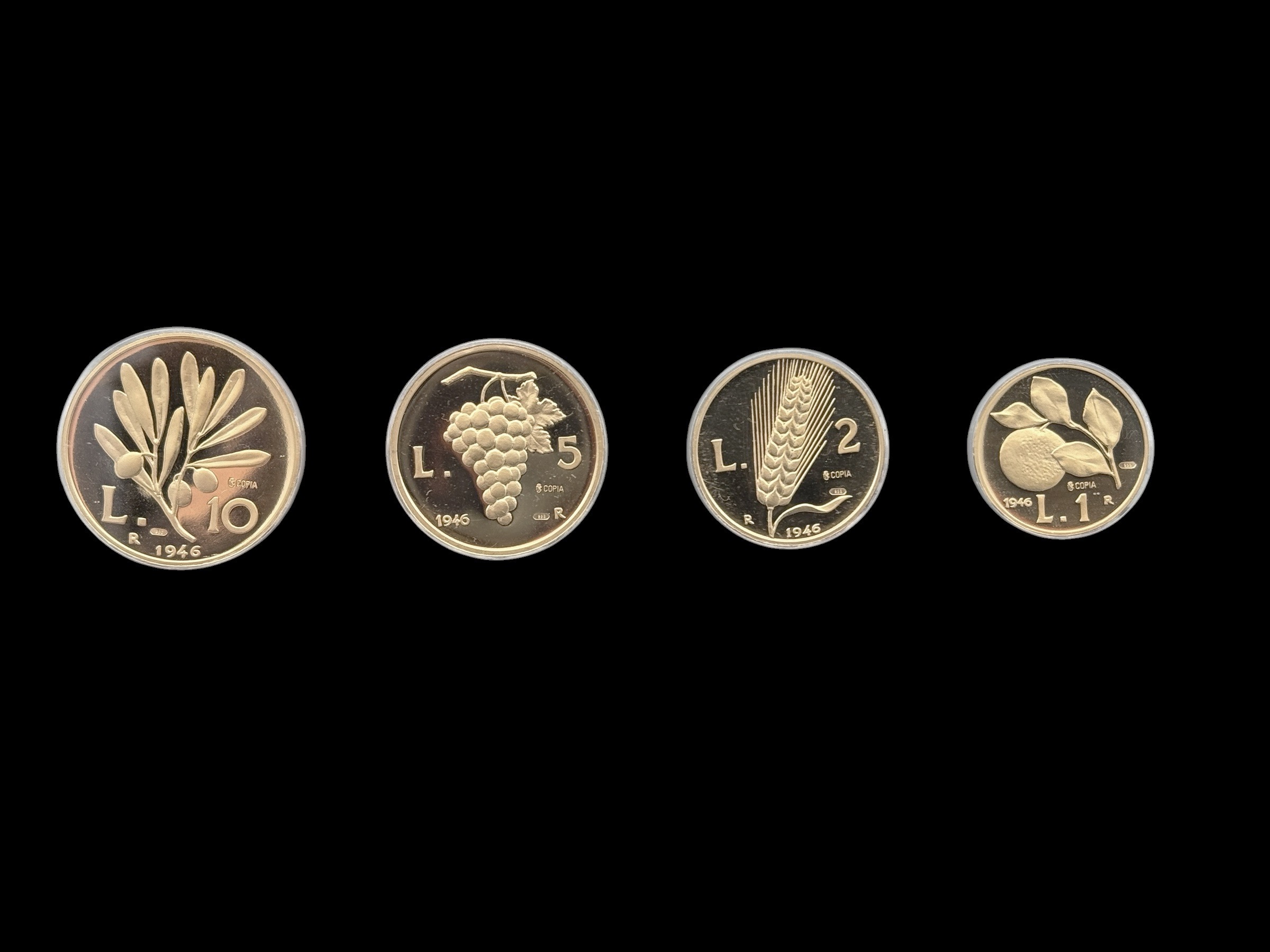 Monete LA STORIA DELLA LIRA Rep. Italiana
